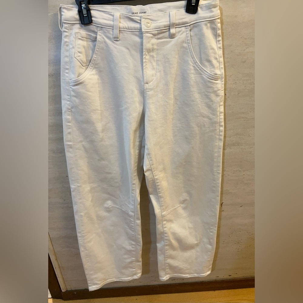 Dear John Cropped tapered wide-leg Denim Jeans